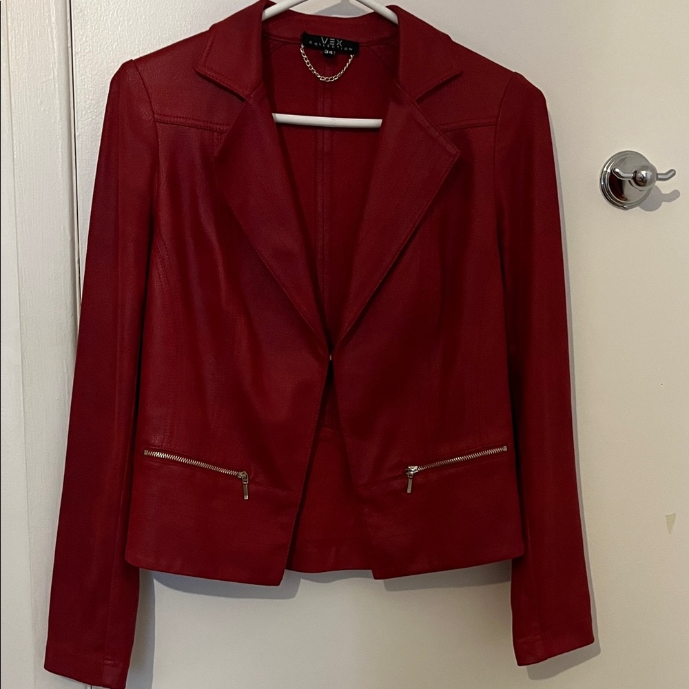 Vex collection  Elegant Red Women's Blazer